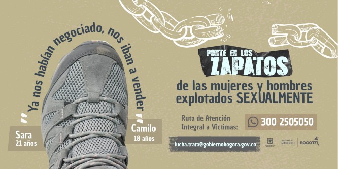 La Secretaría de Gobierno ha atendido más de 60 casos de trata de personas, desde el 2020