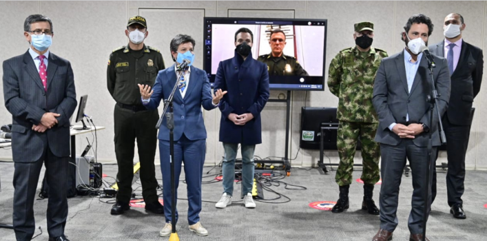 Alcaldesa Claudia López anuncia plan de choque para fortalecer la seguridad en Bogotá