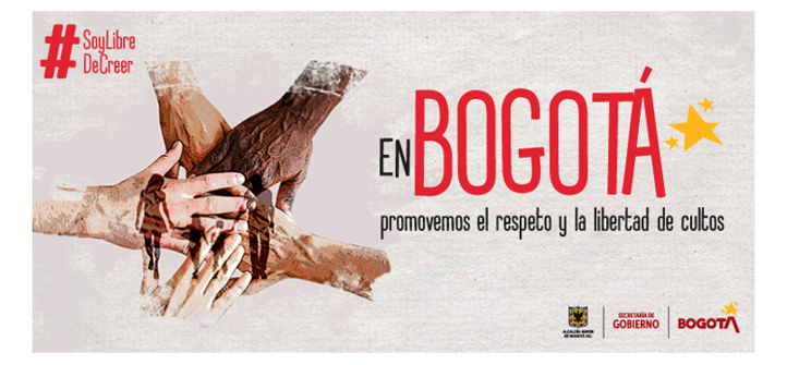#SoyLibreDeCreer la estrategia por el respeto y la libertad de culto en Bogotá