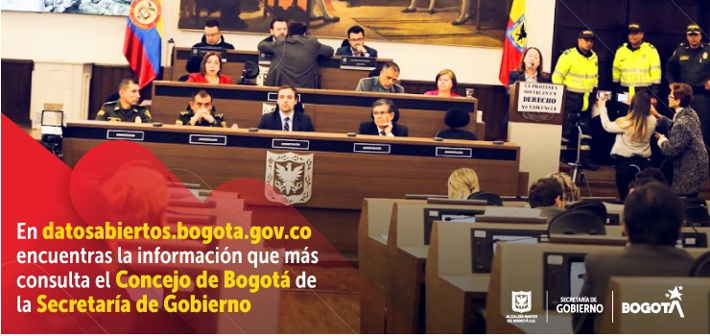 Protocolos en movilizaciones, contratación y participación son los temas que más consultan desde el Concejo de Bogotá a la Secretaría de Gobierno
