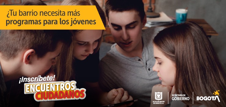 Confíe, inscríbase y decida la inversión de la plata de sus localidades en los Encuentros Ciudadanos