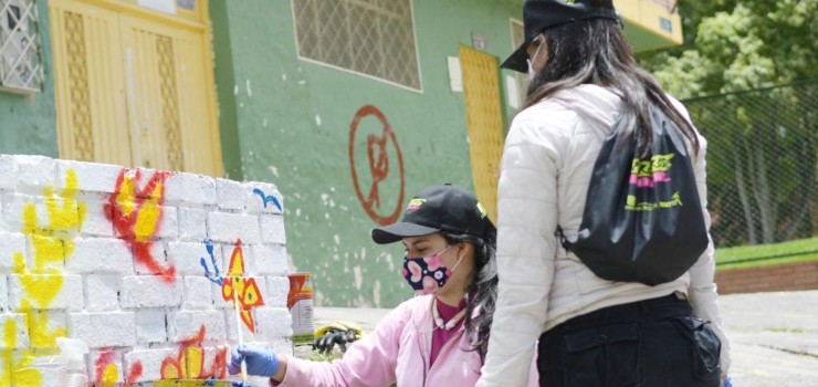 En San Cristóbal se realizó la séptima jornada de Juntos Cuidamos Bogotá por la recuperación y embellecimiento del espacio público