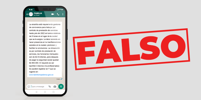 La Secretaría de Gobierno denuncia falsa convocatoria de gestores de Diálogo y Convivencia