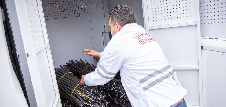 300 metros de fibra óptica hurtada recuperada y dos establecimientos de sellados por venta de celulares reportados en Fontibón