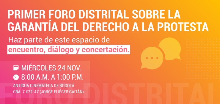 Foro sobre Protesta Social