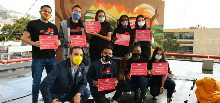 “Con este tipo de proyectos los jóvenes construyen el verdadero Capital Social de Bogotá”: alcaldesa Claudia López