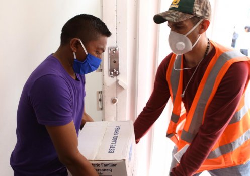 Indígenas de la comunidad wayuu recibieron ayudas alimentarias en Barrios Unidos