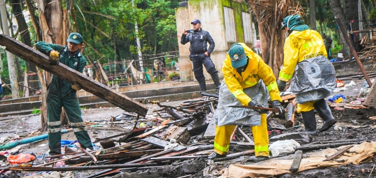 Cumpliendo con el acuerdo firmado entre las autoridades indígenas y los Gobiernos Distrital y Nacional, con el acompañamiento del Ministerio Público