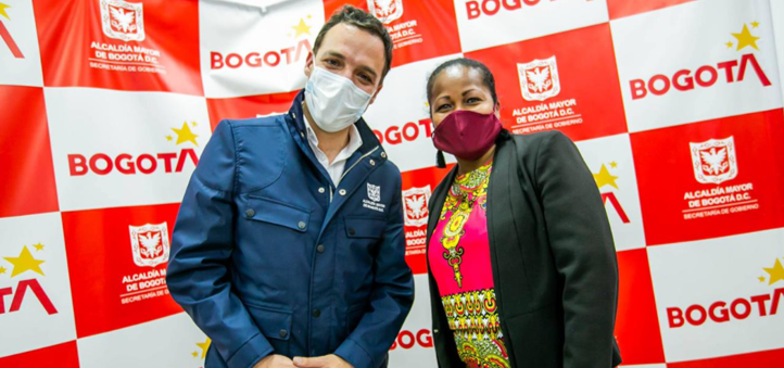 Jackeline llegó a estudiar a Bogotá y se quedó para trabajar por los afrocolombianos