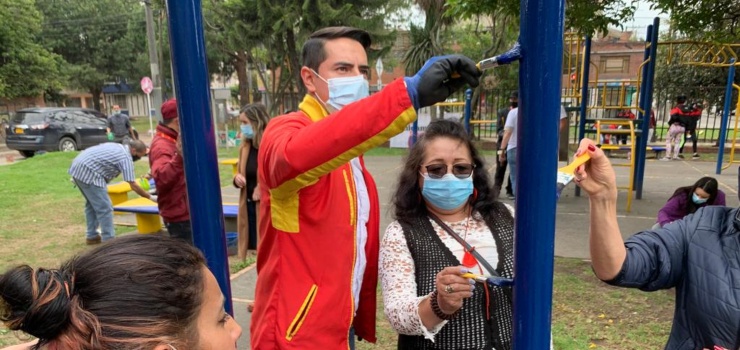 ¡Parques mantenidos e iluminados para más seguridad, obras en marcha y más de $676 mil millones de inversión social en Fontibón!