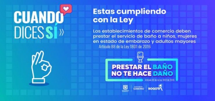 Reinicia campaña #PrestaElBaño para establecimientos públicos 