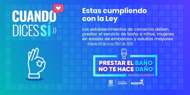 Los establecimientos públicos tienen la obligación de prestar el baño 