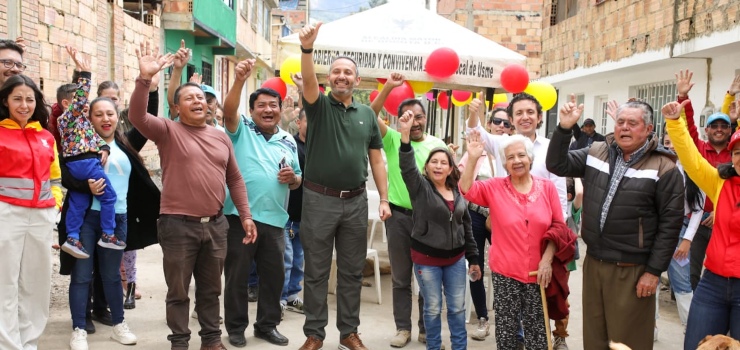 Más de 1.000 personas de dos barrios de Usme se benefician con obras de mantenimiento vial