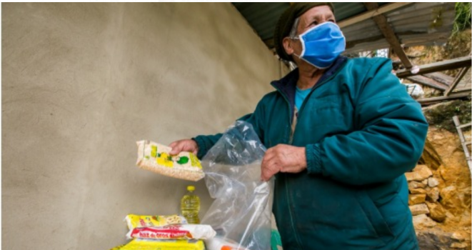 3892 ayudas alimentarias se entregaron este fin de semana en la localidad de Usaquén