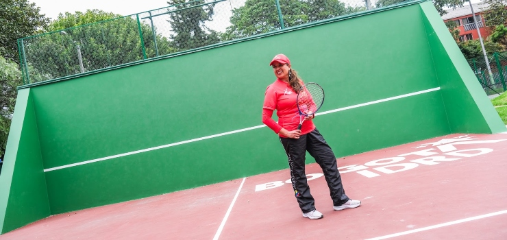 Nathalia Benavides, pionera del blind tennis en Colombia