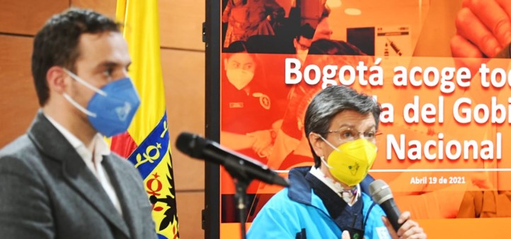 Bogotá acoge toque de queda a partir de las 8 p.m. desde este martes 20 de abril