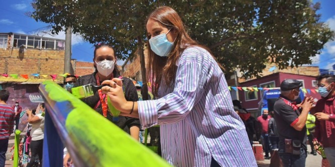 Nuevos parques recuperados en Bogotá con 'Nuestra Zona Segura'