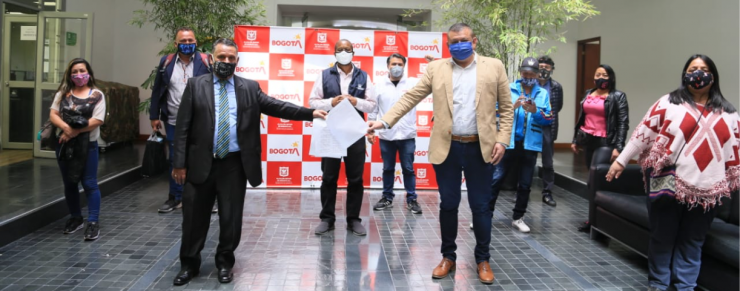 Pacto para la reactivación económica del sector de San Victorino