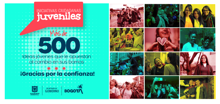 Más de 500 organizaciones de jóvenes le apuestan con sus proyectos al cambio en sus barrios