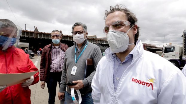 Foto Secretarío Distrital de Gobierno en Corabastos