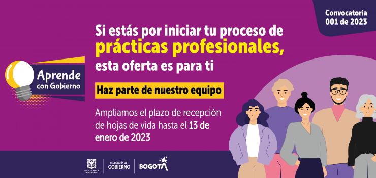 Se amplía el plazo de inscripción para ocupar 175 plazas de prácticas profesionales en la Secretaría de Gobierno