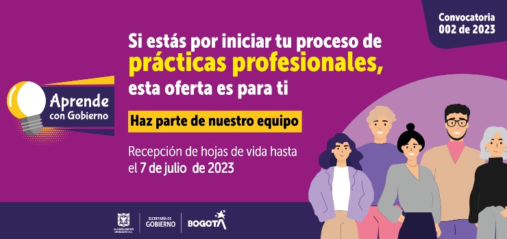 Secretaría de Gobierno ofrece 248 plazas de prácticas profesionales