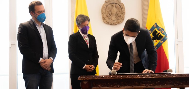 Se posesionó el nuevo alcalde local de los Mártires