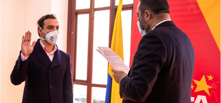 El secretario de Gobierno  Luis Ernesto Gómez  ha sido nombrado como Alcalde Mayor (e) de Bogotá. 