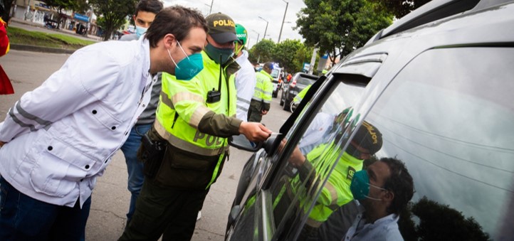 En Bogotá se evidenció un alto cumplimiento en el primer día de restricción a la movilidad. 