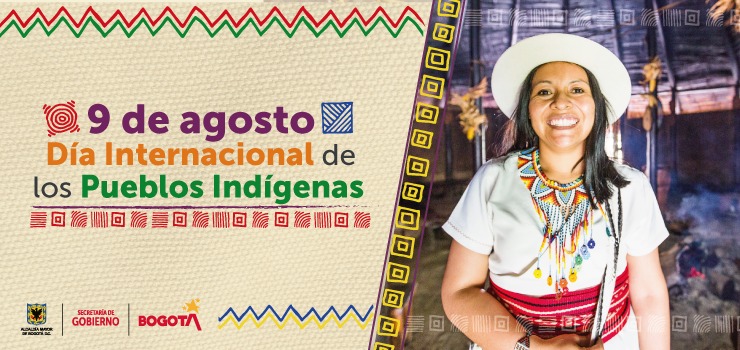 En Bogotá se conmemora el Día Internacional de los Pueblos Indígenas. 