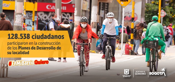 Histórica participación de los Bogotanos en  los proyectos que se ejecutarán en sus localidades 