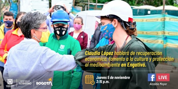 Claudia López llega con soluciones a Engativá para recuperación económica y cultural de la localidad