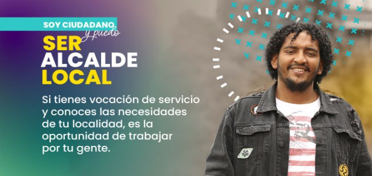 Foto de hombre joven sonriendo Bogotá busca sus alcaldes y alcaldesas para seis localidades