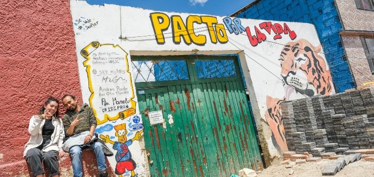 Andrés Pardo, el líder de Derechos Humanos que cambió la visión de los niños y niñas de Alpes, en Ciudad Bolívar