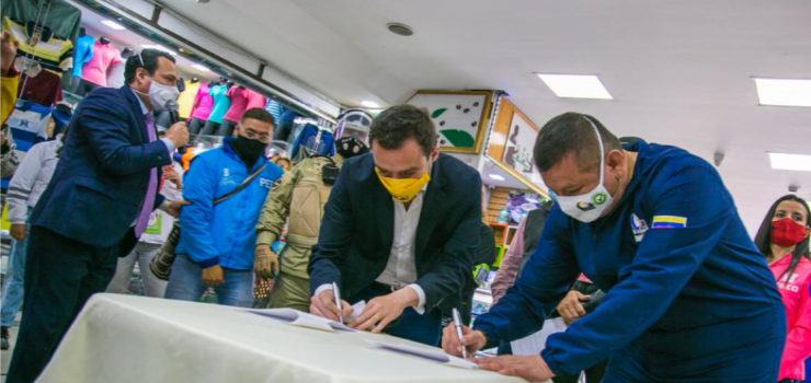 Se inició el plan piloto para la reactivación en San Victorino 