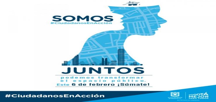 Este sábado 6 de febrero súmate a la jornada de transformación del espacio público