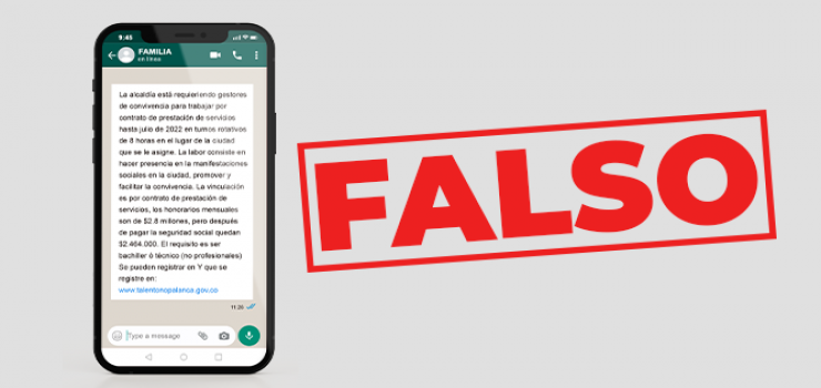 La Secretaría de Gobierno denuncia falsa convocatoria de gestores de Diálogo y Convivencia