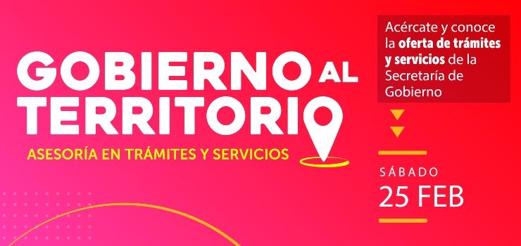 Regresa ´Gobierno al Territorio´, con más ofertas de servicios para la ciudadanía Regresa ´Gobierno al Territorio´, con más ofertas de servicios para la ciudadanía