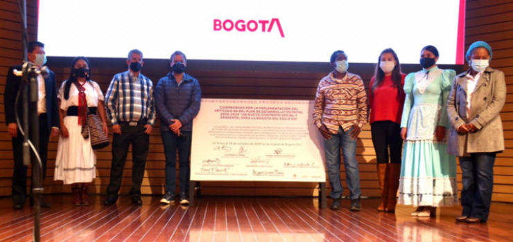 783 acuerdos firmaron las comunidades étnicas y el Distrito para su cumplimiento en los próximos cuatro años