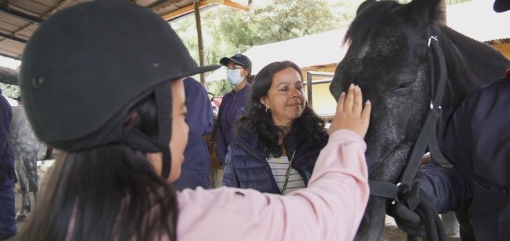 Hipoterapia, una alternativa del Distrito para tratar a las personas con discapacidad y sus cuidadores Hipoterapia, una alternativa del Distrito para tratar a las personas con discapacidad y sus cuidadores