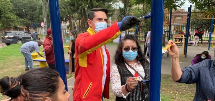 ¡Parques mantenidos e iluminados para más seguridad, obras en marcha y más de $676 mil millones de inversión social en Fontibón!