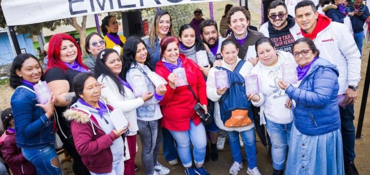 La toma Púrpura de “Gobierno en tu barrio” se la juega por las mujeres de Ciudad Bolívar