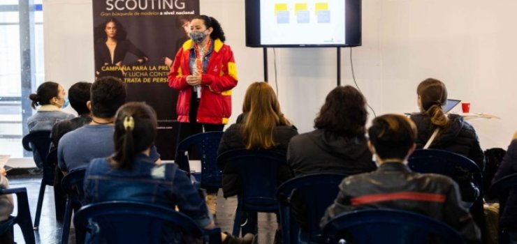 Modelos fueron capacitados para no caer en redes de trata de personas Modelos fueron capacitados para no caer en redes de trata de personas