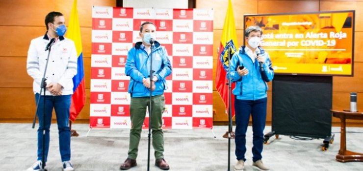 Bogotá entra en alerta roja general y adopta nuevas medidas para contener el tercer pico de COVID-19