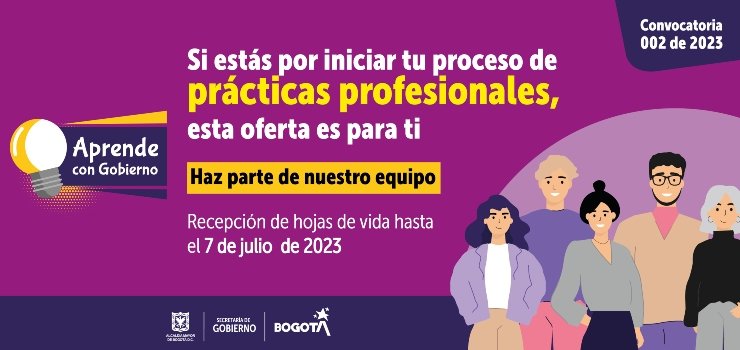 Secretaría de Gobierno ofrece 248 plazas de prácticas profesionales