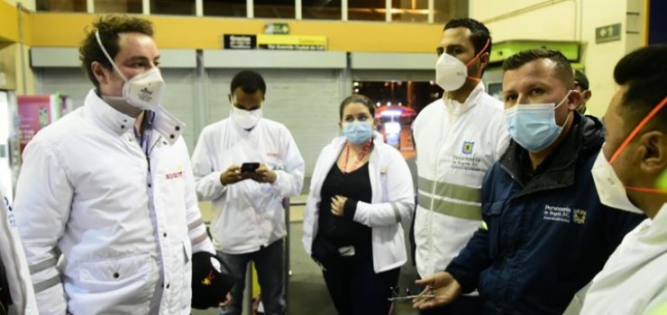 Distrito verifica la garantía de los derechos de los manifestantes en el Portal Américas 