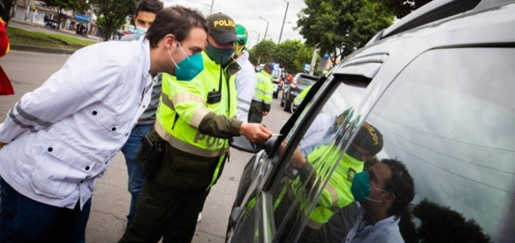 En Bogotá se evidenció un alto cumplimiento en el primer día de restricción a la movilidad. 