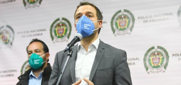 Foto del Secretario de Gobierno Así amanece Bogotá luego de la jornada de Paro Nacional.