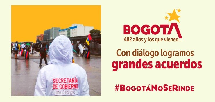 #BogotáNoSeRinde: únete a la conmemoración de los 482 años de Bogotá, la ciudad de todos los colombianos