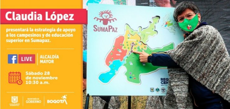 Apoyo al campesinado, ofertas educativas y conectividad, Claudia López llega con soluciones a Sumapaz